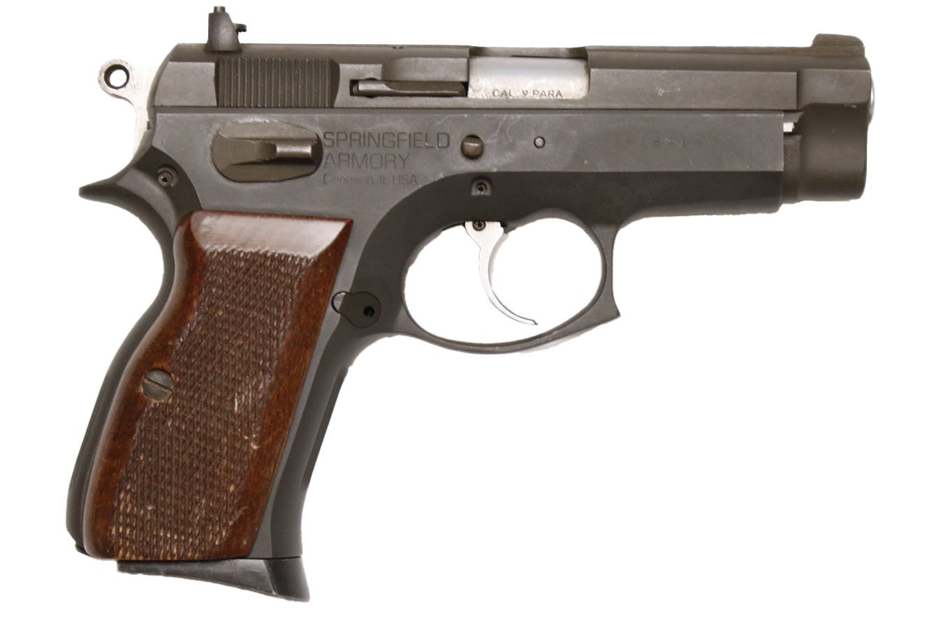 SPRINGFIELD P9C 9mm Used Police Trade-In Pistol with Metal Frame